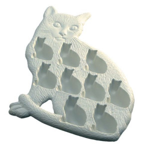 Форма для льда Белый кот