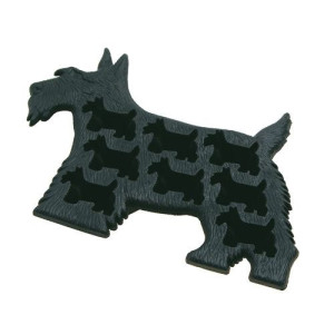 Форма для льда Черный пес