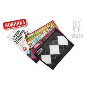 Салфетка для экранов Белый Кот